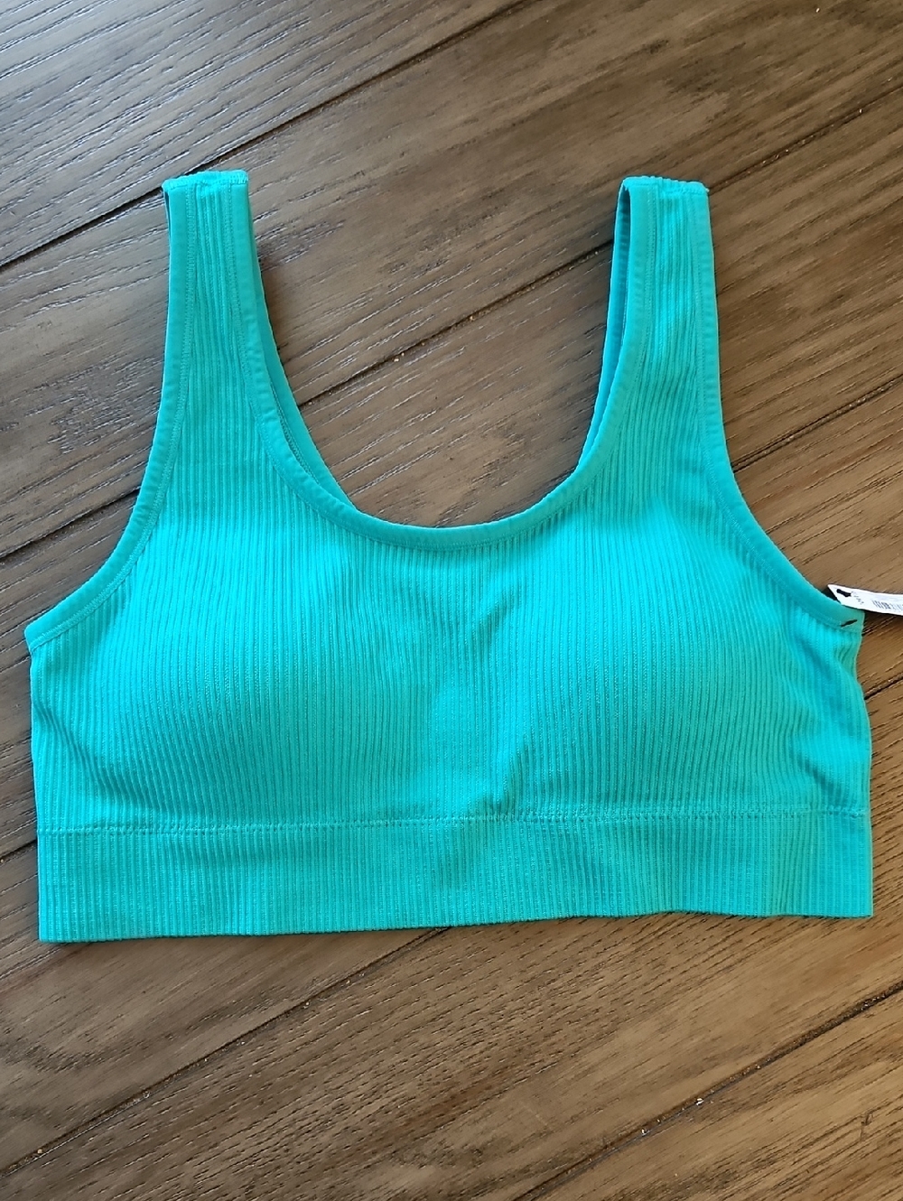 torrid Ribbed Seamless Sports Bralette - Teal
